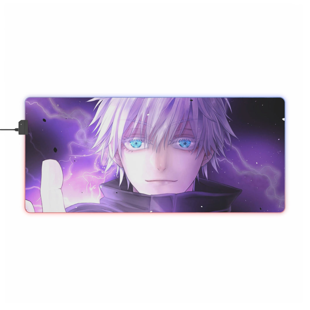 Tapis de souris LED RVB Jujutsu Kaisen (tapis de bureau)