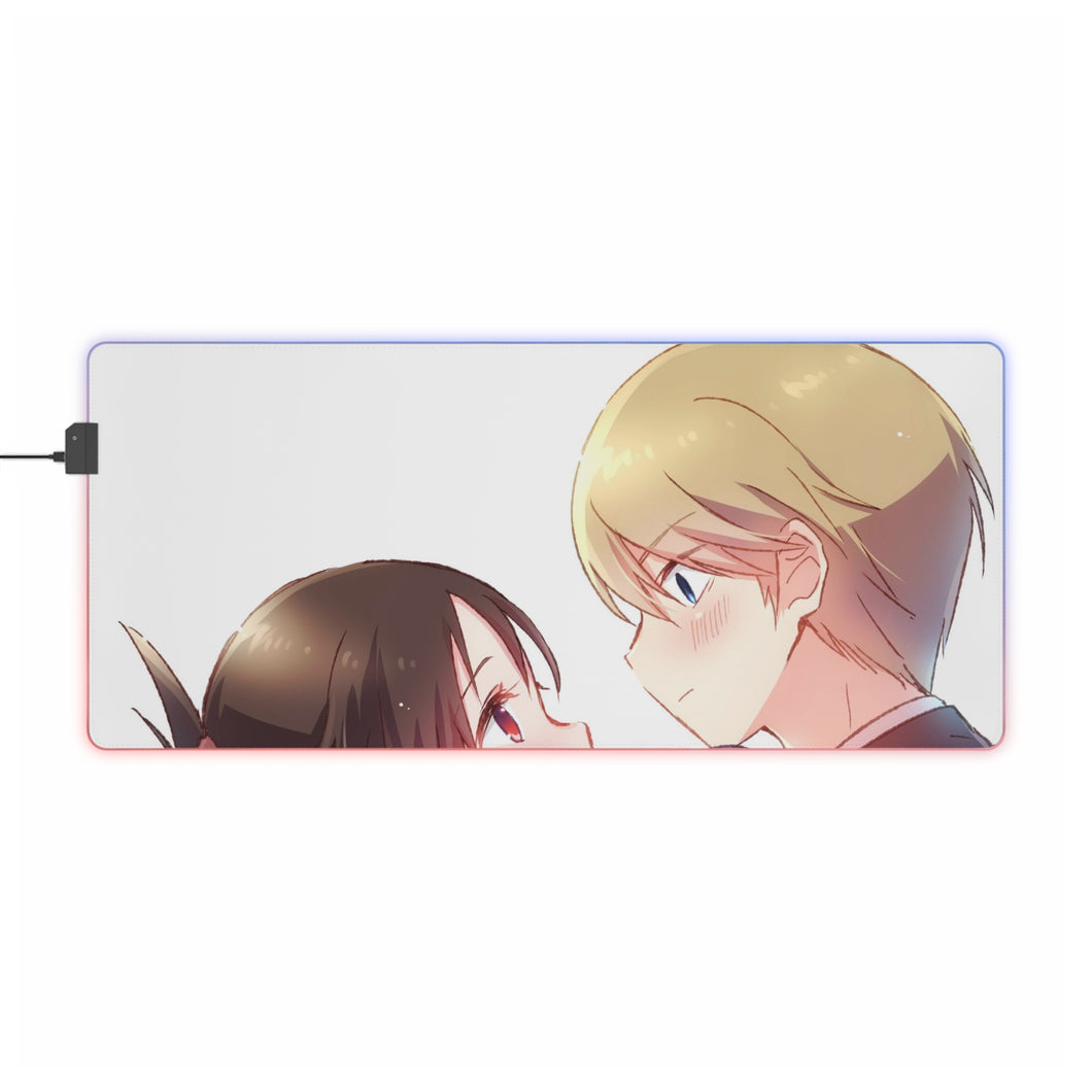 Kaguya-sama: Love is War Kaguya Shinomiya, Miyuki Shirogane RGB LED Mouse Pad (Desk Mat)