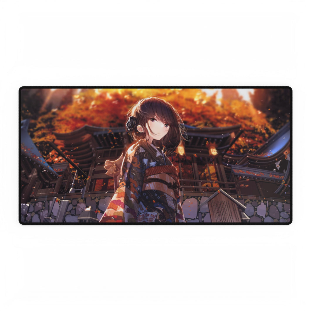 Anime Girl Mouse Pad (Desk Mat)