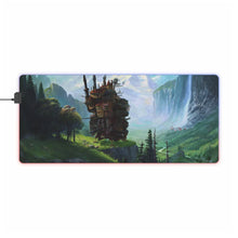 Load image into Gallery viewer, Howl&#39;s Moving Castle RGB LED Mouse Pad (Desk Mat)
