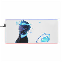 Load image into Gallery viewer, Blue Exorcist RGB LED Mouse Pad (Desk Mat)
