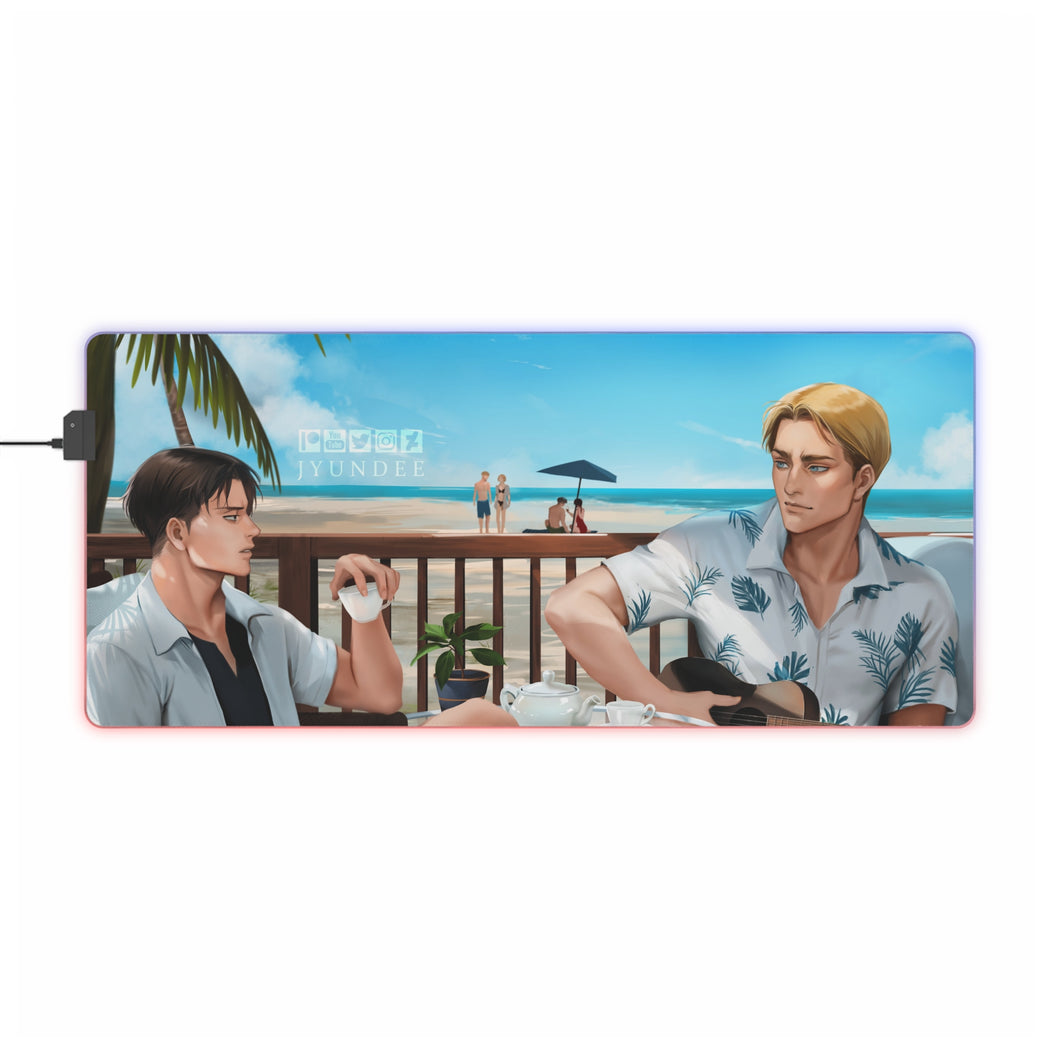 Anime Attack On Titan RGB LED Mouse Pad (Desk Mat)