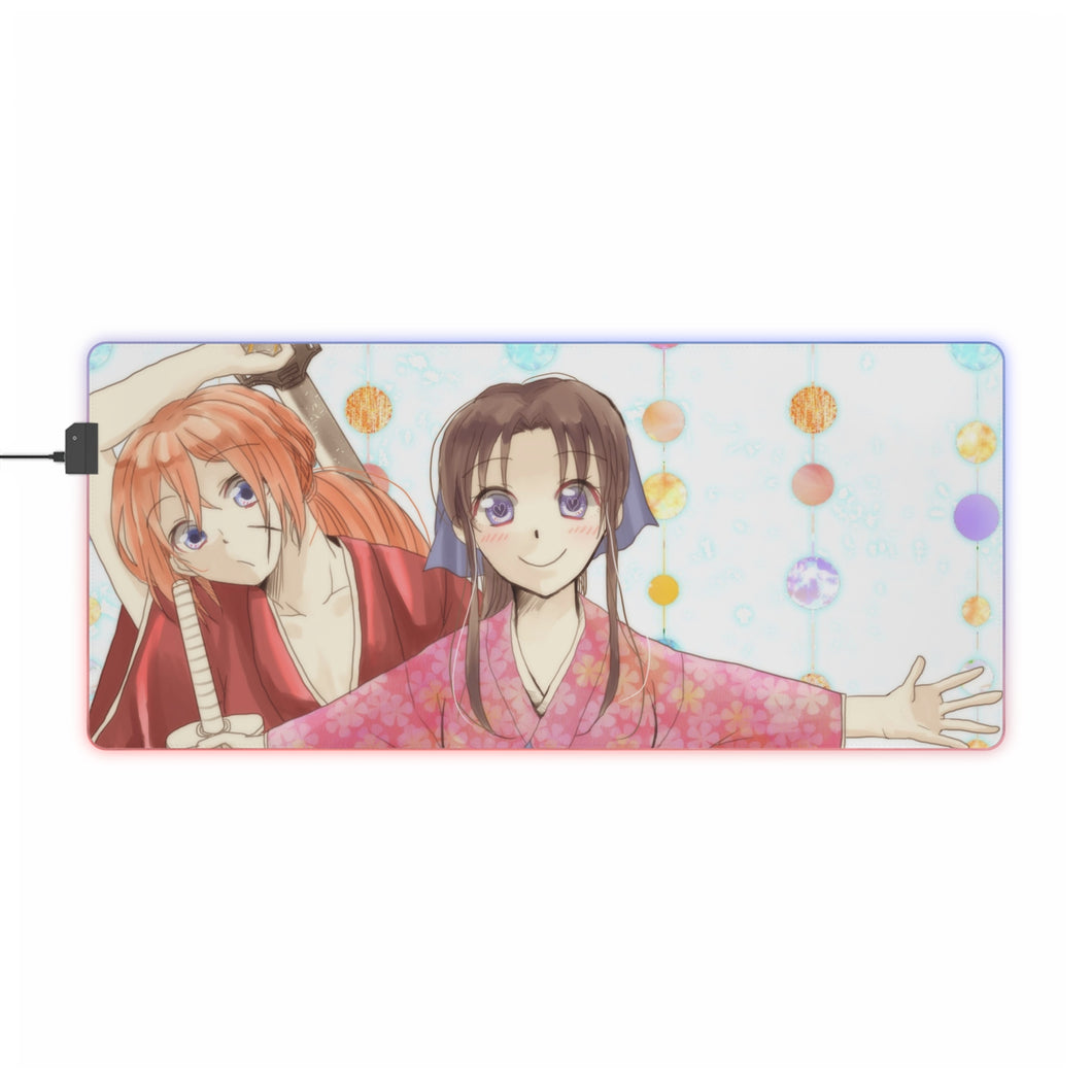 Anime Rurouni Kenshin RGB LED Mouse Pad (Desk Mat)