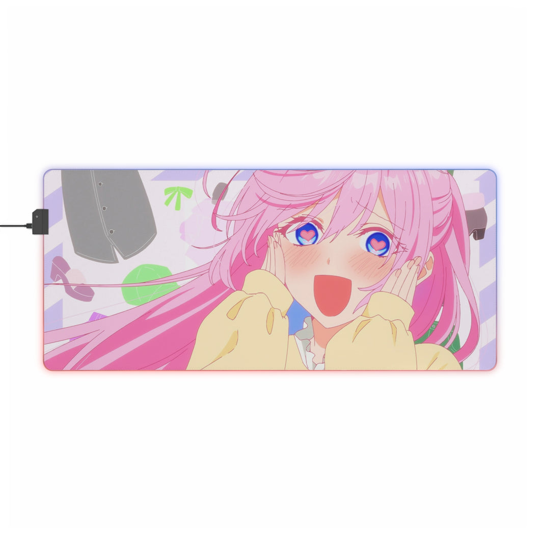 Shikimori's Not Just a Cutie Kawaii Dake Ja Nai Shikimori-san, Micchon Shikimori RGB LED Mouse Pad (Desk Mat)