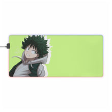 Charger l&#39;image dans la galerie, Tapis de souris LED RVB My Hero Academia Izuku Midoriya (tapis de bureau)
