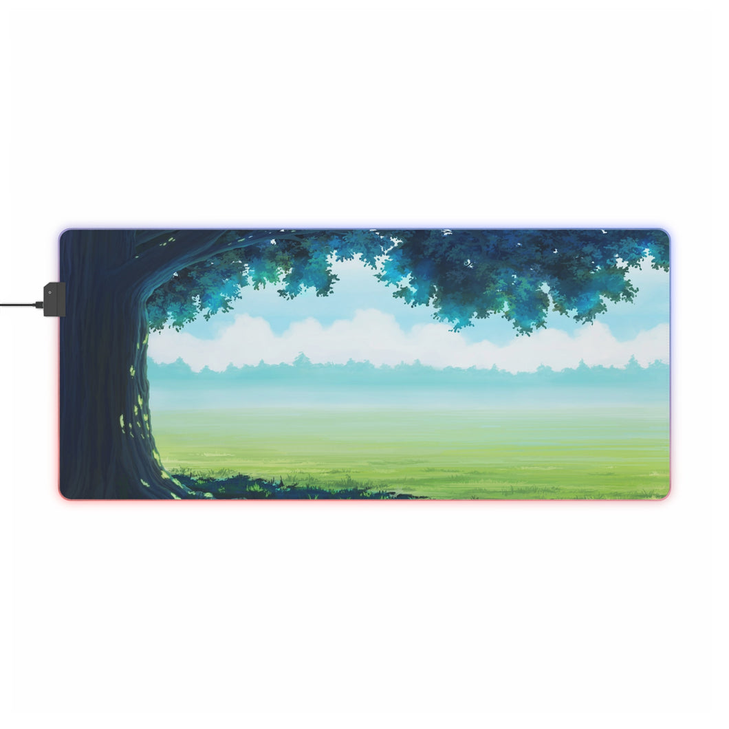 Anime Tree RGB LED Mouse Pad (Desk Mat)