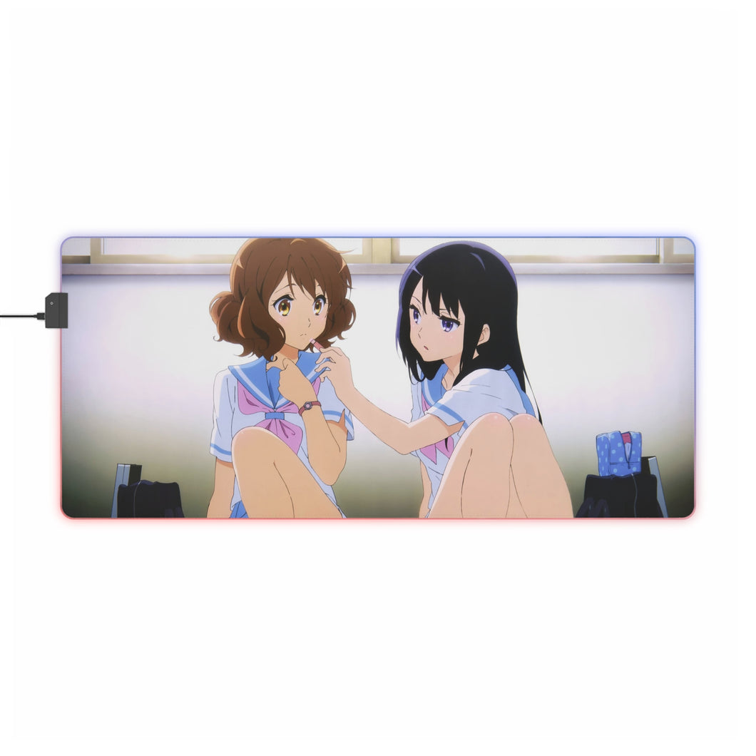 Sound! Euphonium Kumiko Oumae, Reina Kousaka RGB LED Mouse Pad (Desk Mat)