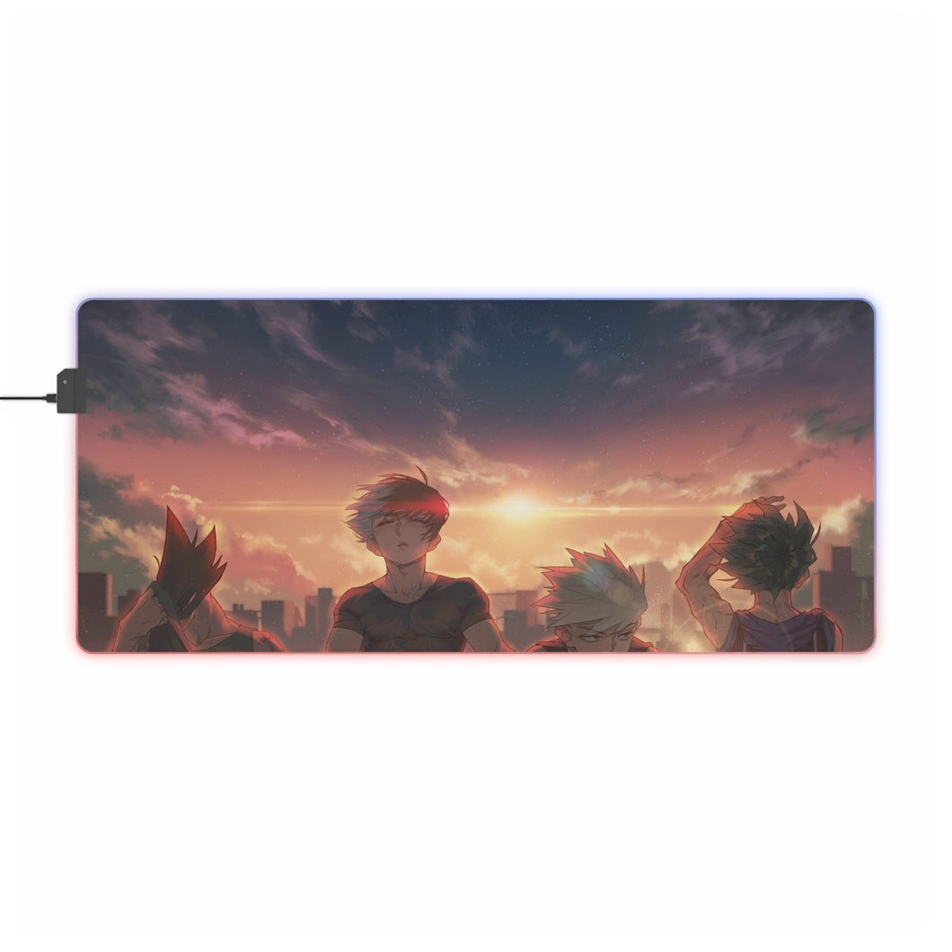 My Hero Academia Izuku Midoriya, Katsuki Bakugou RGB LED Mouse Pad (Desk Mat)