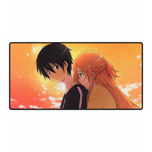 Load image into Gallery viewer, Kirito and Asuna Mouse Pad (Desk Mat)
