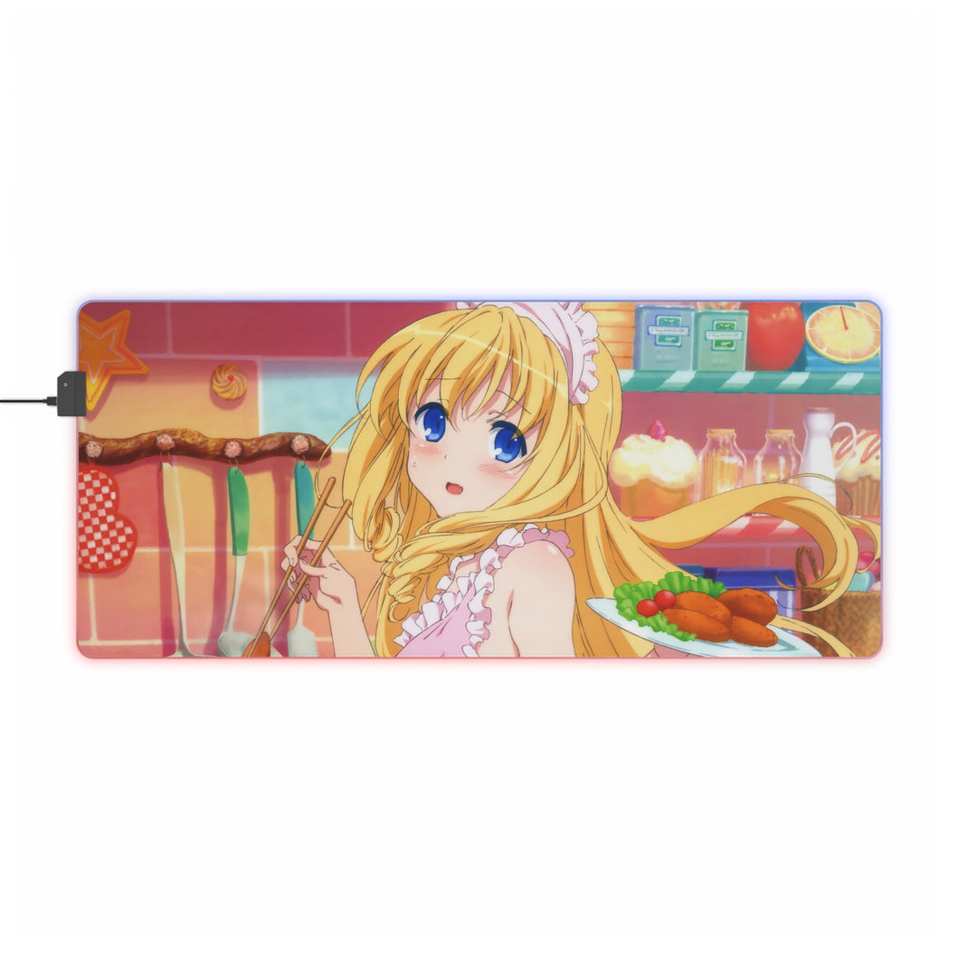 Amagi Brilliant Park Latifa Fleuranza RGB LED Mouse Pad (Desk Mat)