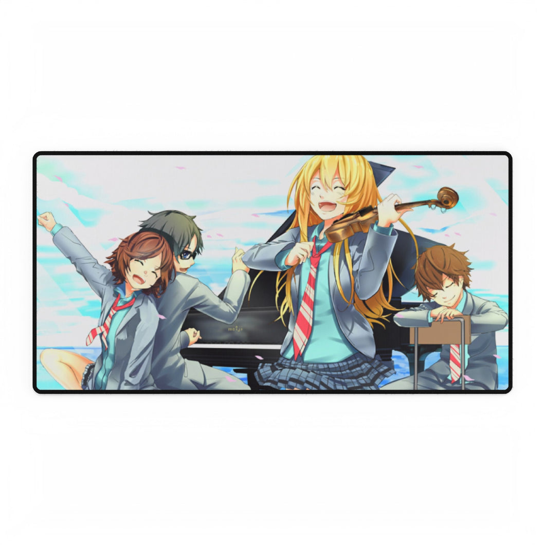 Kaori,Arima,Tsubaki and Ryota Mouse Pad (Desk Mat)