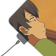 Charger l&#39;image dans la galerie, Tapis de souris LED RVB My Teen Romantic Comedy SNAFU Hachiman Hikigaya (tapis de bureau)
