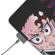 Charger l&#39;image dans la galerie, Akaza (Demon Slayer : Kimetsu no Yaiba) Tapis de souris LED RVB (tapis de bureau)
