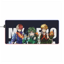 Cargar imagen en el visor de la galería, My Hero Academia Izuku Midoriya, Katsuki Bakugou RGB LED Mouse Pad (Desk Mat)
