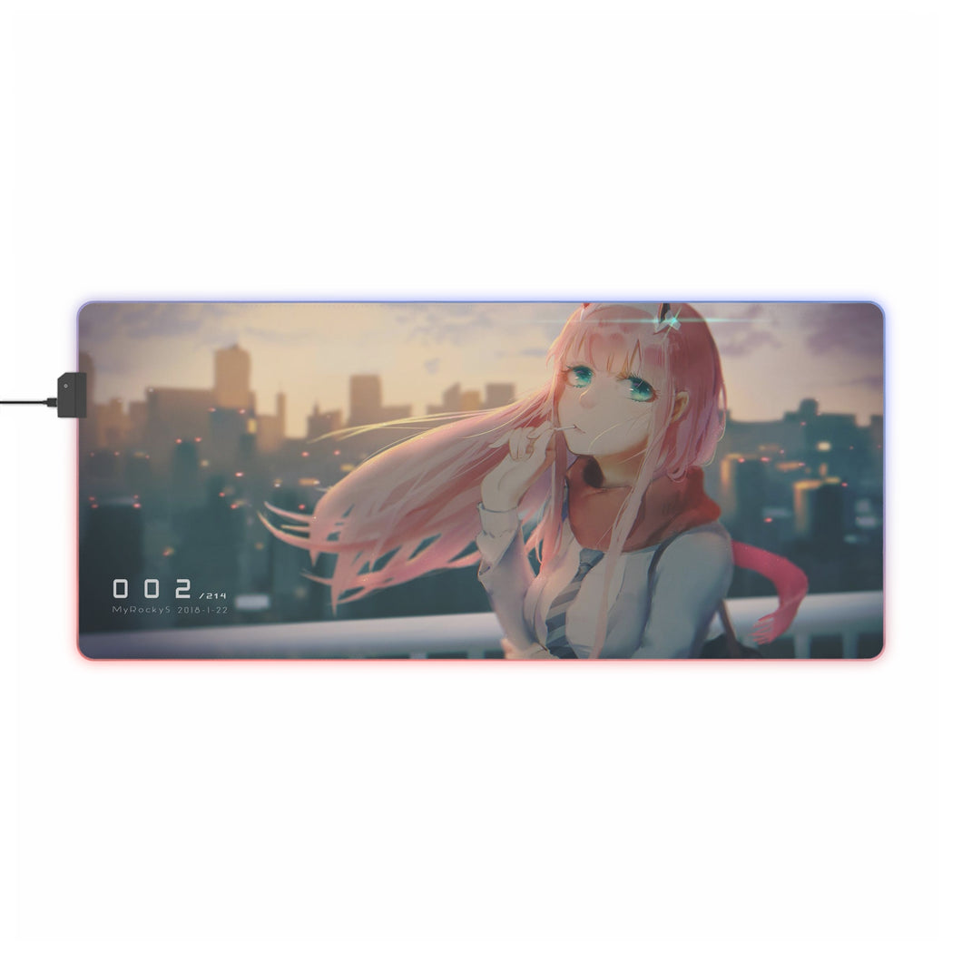 Darling in the FranXX RGB LED Mouse Pad (Desk Mat)