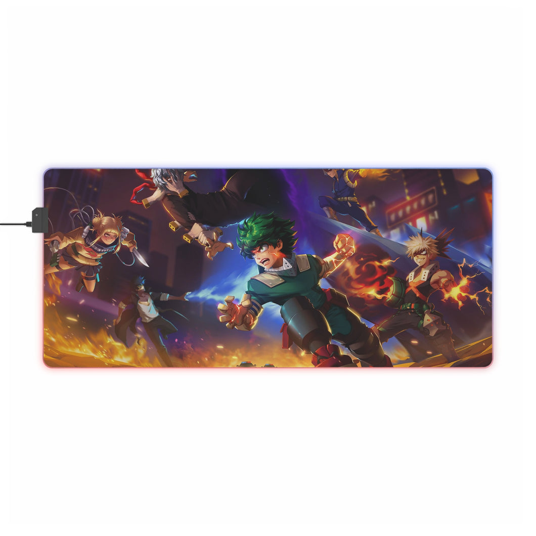 My Hero Academia Izuku Midoriya RGB LED Mouse Pad (Desk Mat)