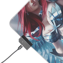 Charger l&#39;image dans la galerie, Tapis de souris LED RGB Fairy Tail Erza Scarlet (tapis de bureau)
