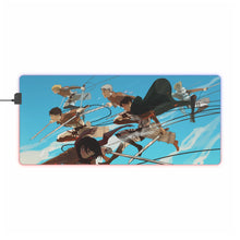 Load image into Gallery viewer, Anime Attack On Titan RGB LED Mouse Pad (Desk Mat)
