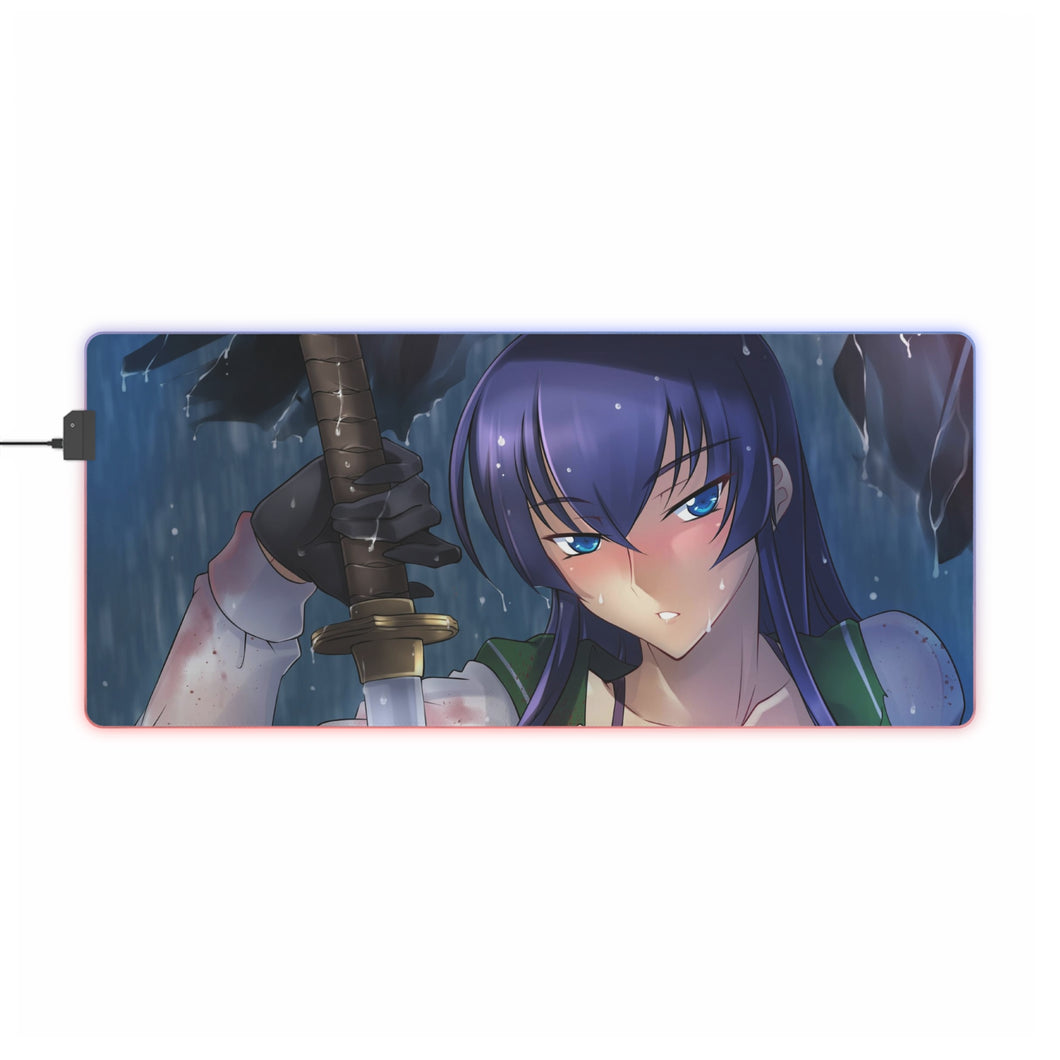 Highschool Of The Dead RGB LED Mouse Pad (Desk Mat)