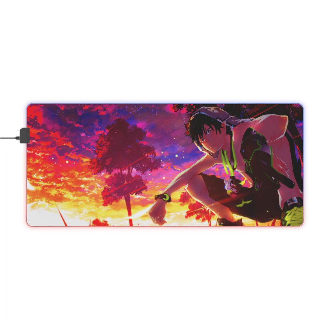 Blue Exorcist RGB LED Mouse Pad (Desk Mat)