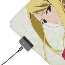 Charger l&#39;image dans la galerie, Tapis de souris LED RGB Fairy Tail Erza Scarlet, Lucy Heartfilia (tapis de bureau)
