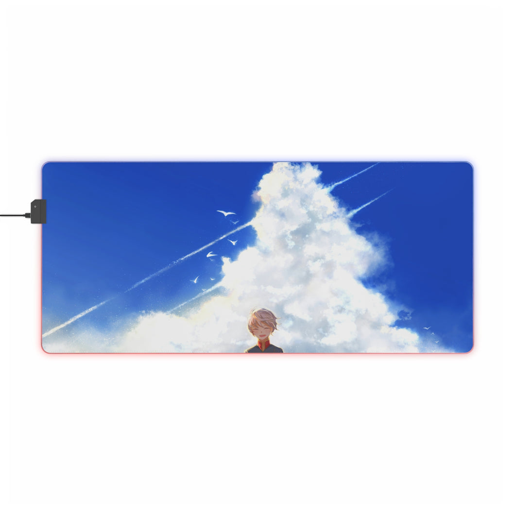 Tapis de souris LED RVB Aldnoah.Zero (tapis de bureau)