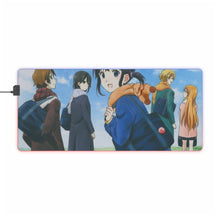 Load image into Gallery viewer, Kokoro Connect Himeko Inaba, Iori Nagase, Taichi Yaegashi, Yui Kiriyama, Yoshifumi Aoki RGB LED Mouse Pad (Desk Mat)
