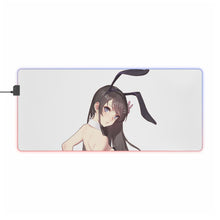 Charger l&#39;image dans la galerie, Tapis de souris LED RGB Rascal Does Not Dream of Bunny Girl Senpai (tapis de bureau)
