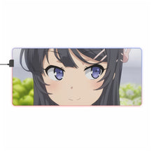 Charger l&#39;image dans la galerie, Tapis de souris LED RGB Rascal Does Not Dream of Bunny Girl Senpai (tapis de bureau)
