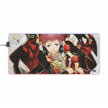 Load image into Gallery viewer, Blue Exorcist RGB LED Mouse Pad (Desk Mat)
