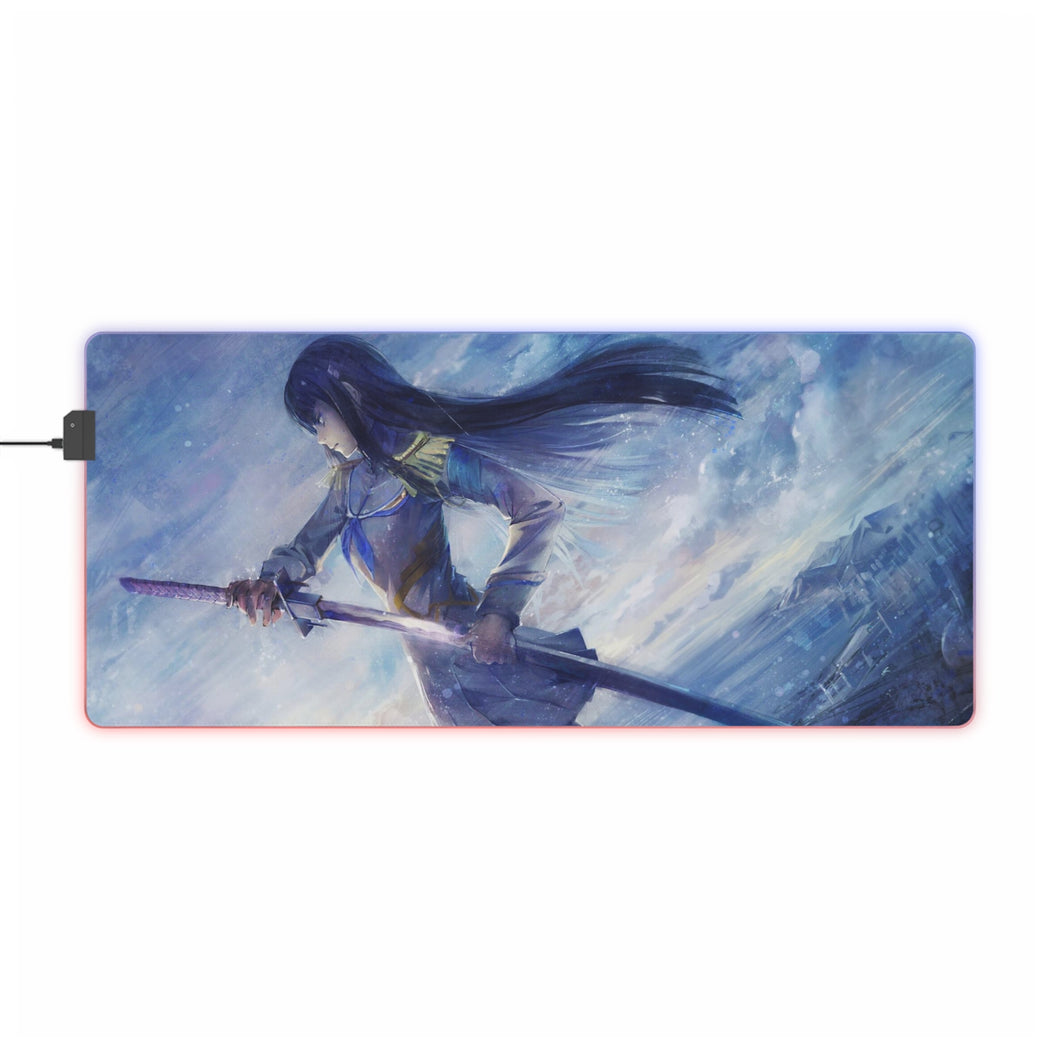 Tapis de souris LED RVB Anime Kill La Kill (tapis de bureau)