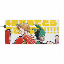 Charger l&#39;image dans la galerie, Tapis de souris LED RVB My Hero Academia Izuku Midoriya (tapis de bureau)
