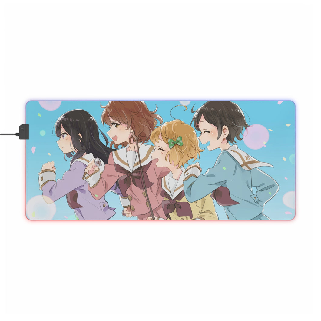 Sound! Euphonium Kumiko Oumae, Reina Kousaka, Hazuki Katou RGB LED Mouse Pad (Desk Mat)