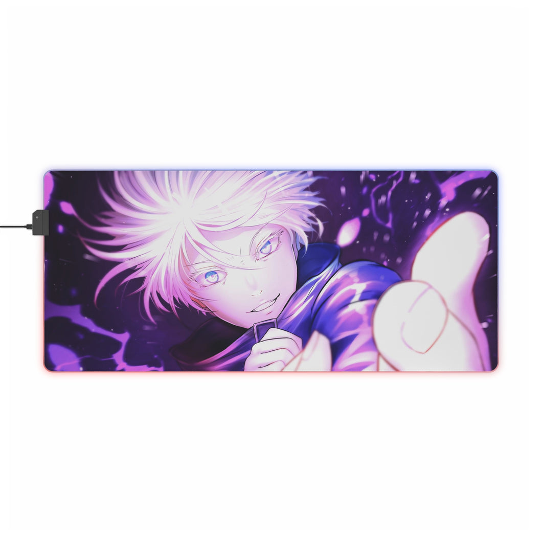 Tapis de souris LED RVB Jujutsu Kaisen (tapis de bureau)