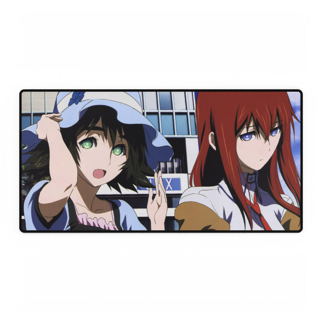 Mayuri and Makise Mouse Pad (Desk Mat)