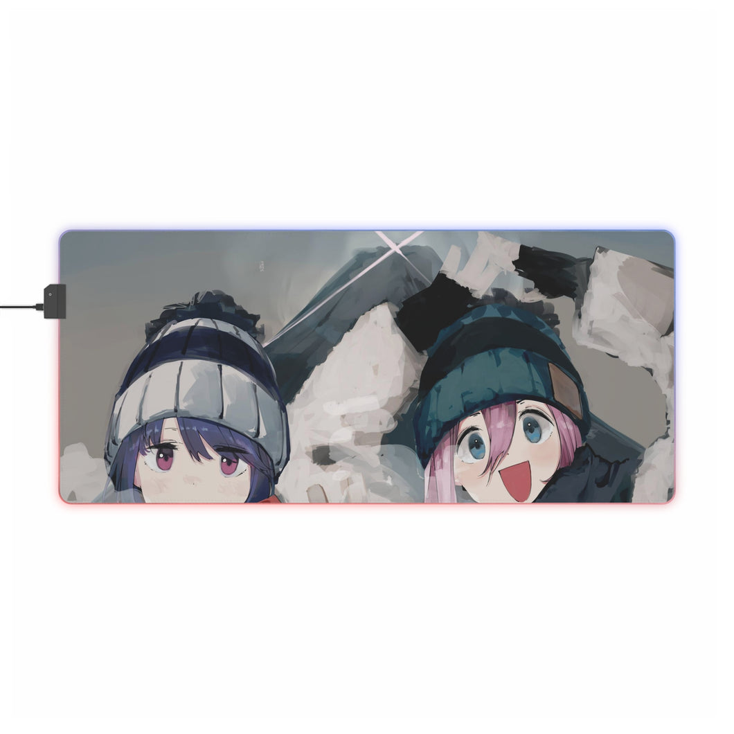 Nadeshiko Kagamihara & Rin Shima RGB LED Mouse Pad (Desk Mat)