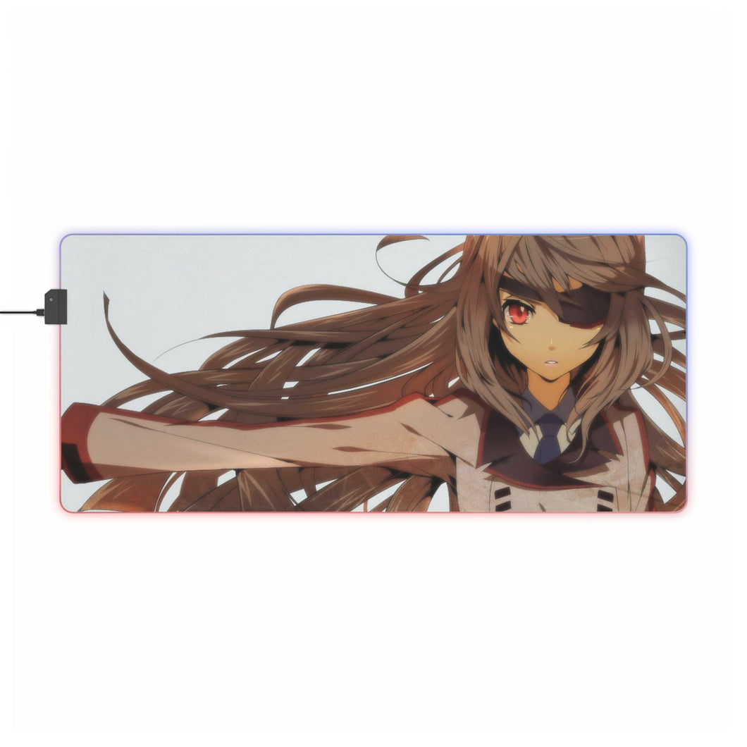 Infinite Stratos Laura Bodewig RGB LED Mouse Pad (Desk Mat)