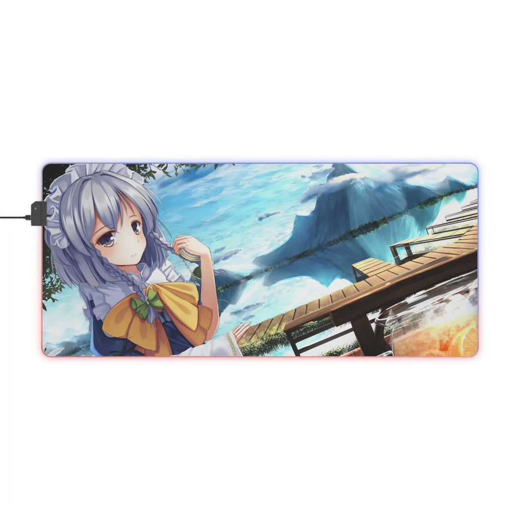 Sakuya Izayoi RGB LED Mouse Pad (Desk Mat)