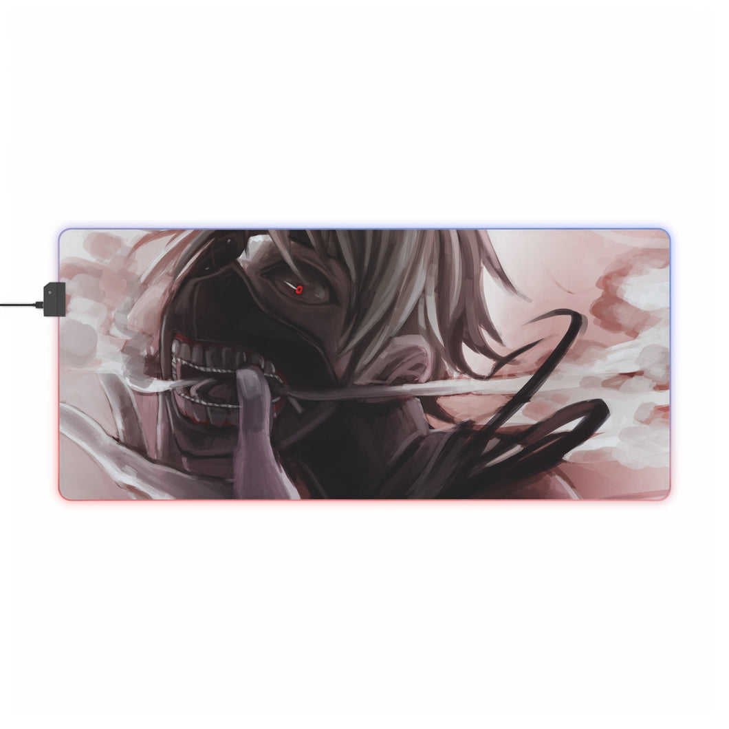 Tokyo Ghoul Ken Kaneki RGB LED Mouse Pad (Desk Mat)