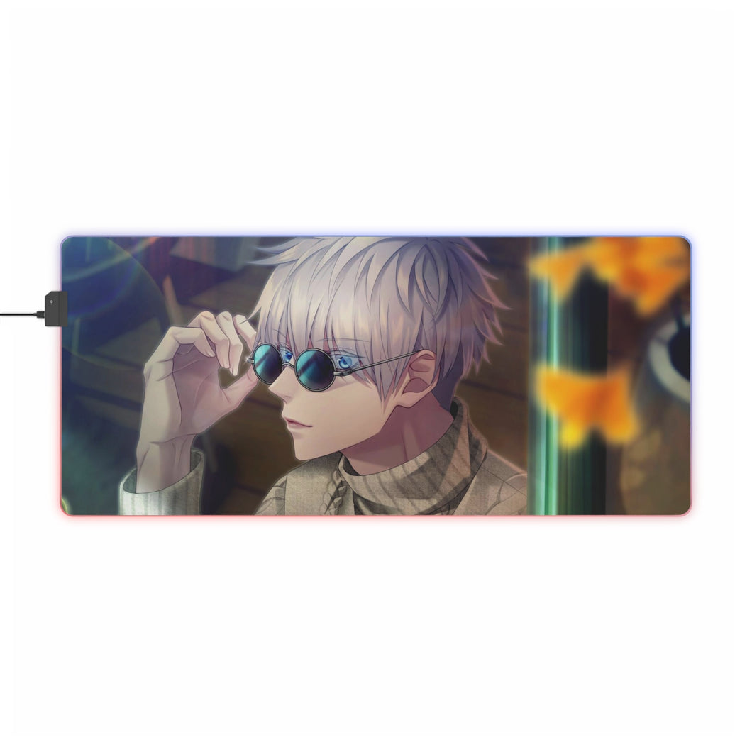 Tapis de souris LED RVB Jujutsu Kaisen (tapis de bureau)