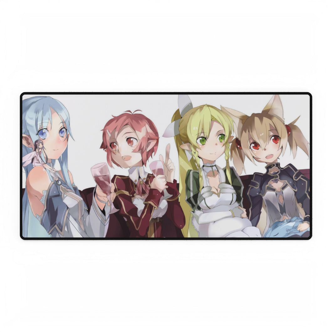 Asuna,Yui,Lisbeth,Leafa and Silica Mouse Pad (Desk Mat)