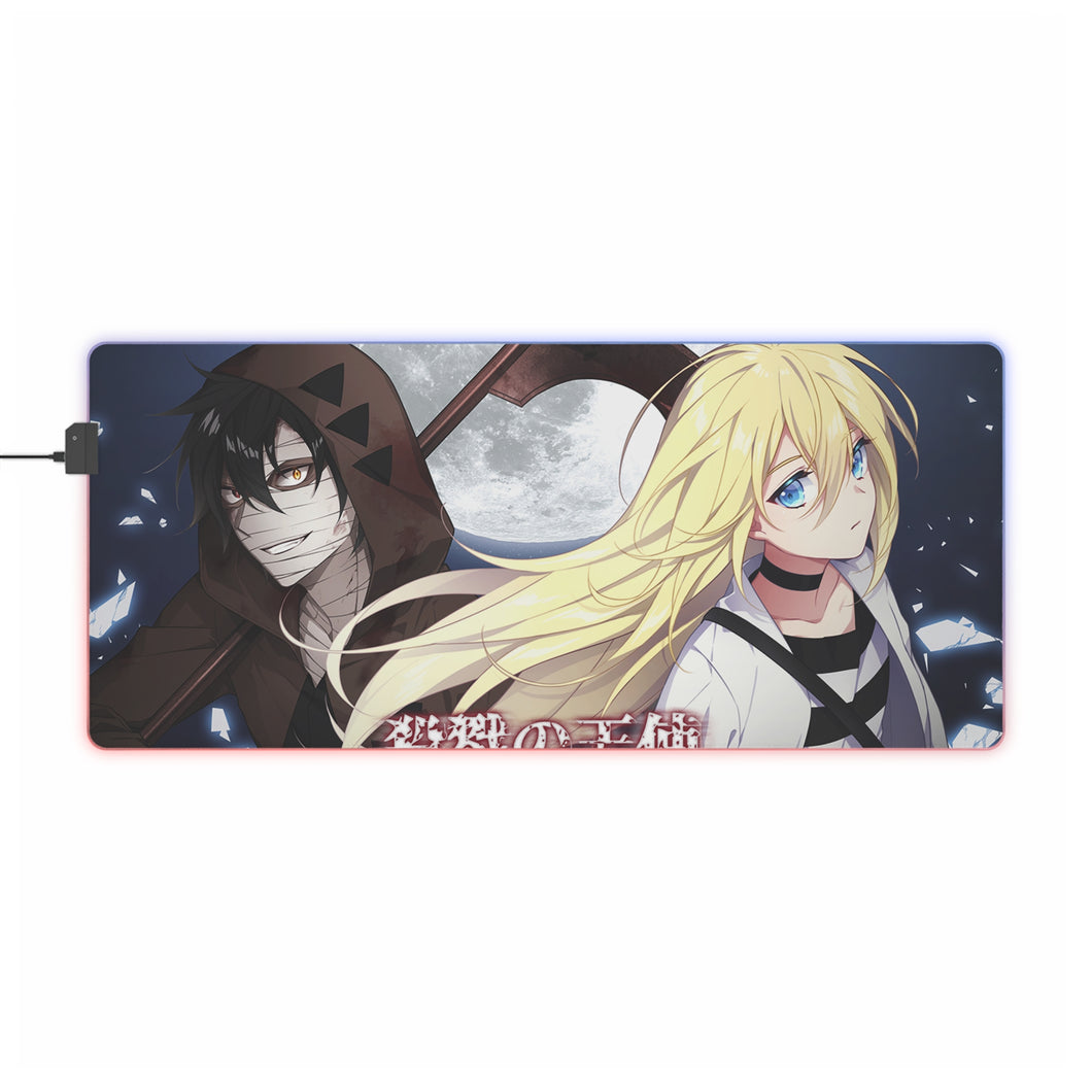 Tapis de souris LED RVB Angels Of Death (tapis de bureau)