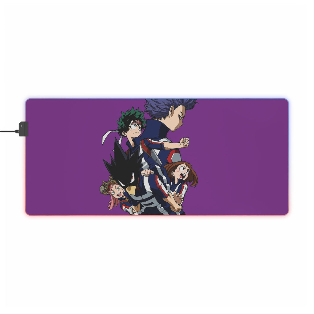 Tapis de souris LED RVB My Hero Academia Izuku Midoriya (tapis de bureau)