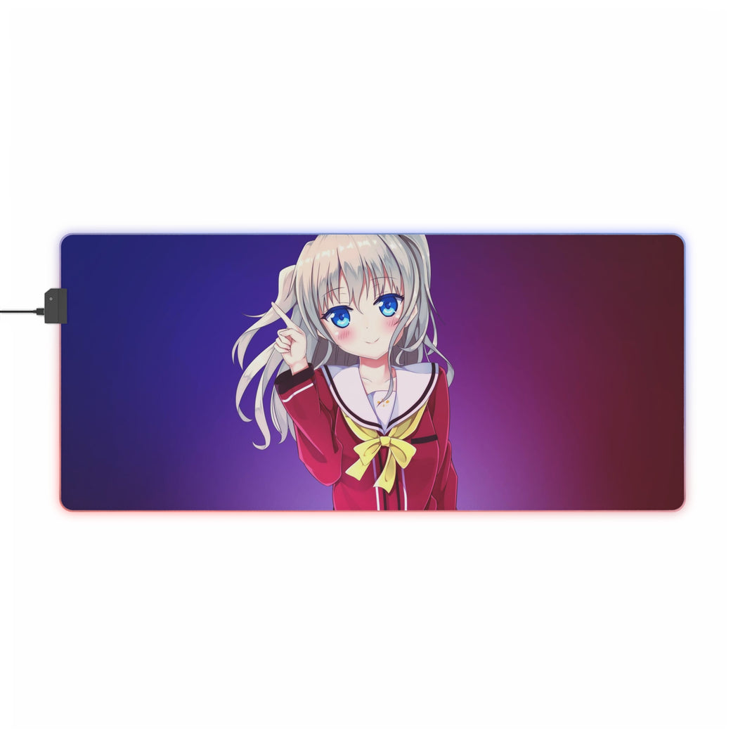 Tapis de souris LED RVB Nao Tomori Smile (tapis de bureau)