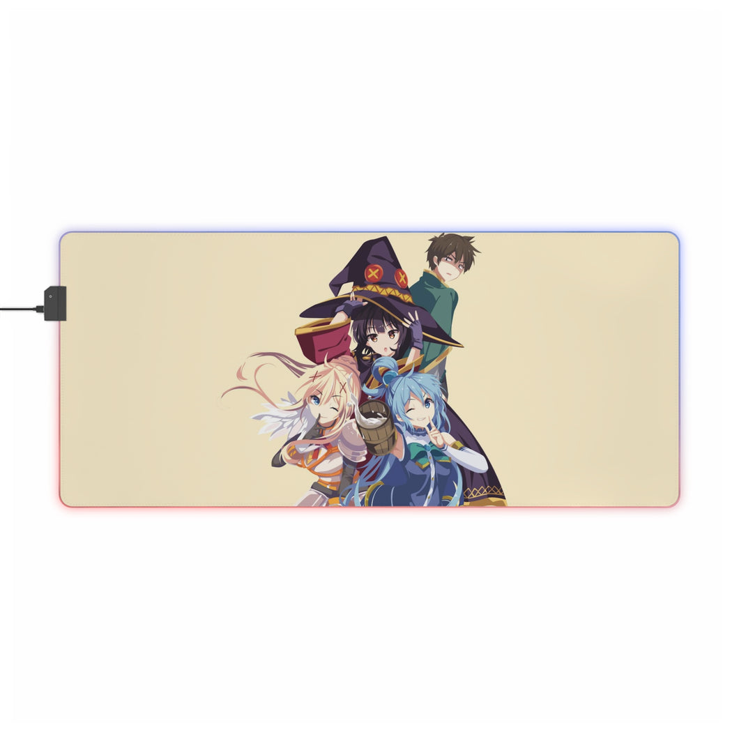 KonoSuba - God’s blessing on this wonderful world!! RGB LED Mouse Pad (Desk Mat)