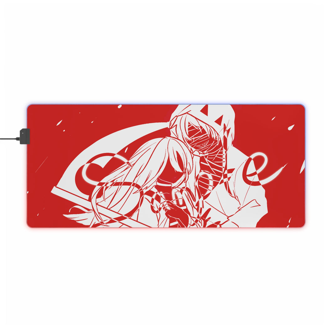 Tapis de souris LED RVB Angels Of Death (tapis de bureau)