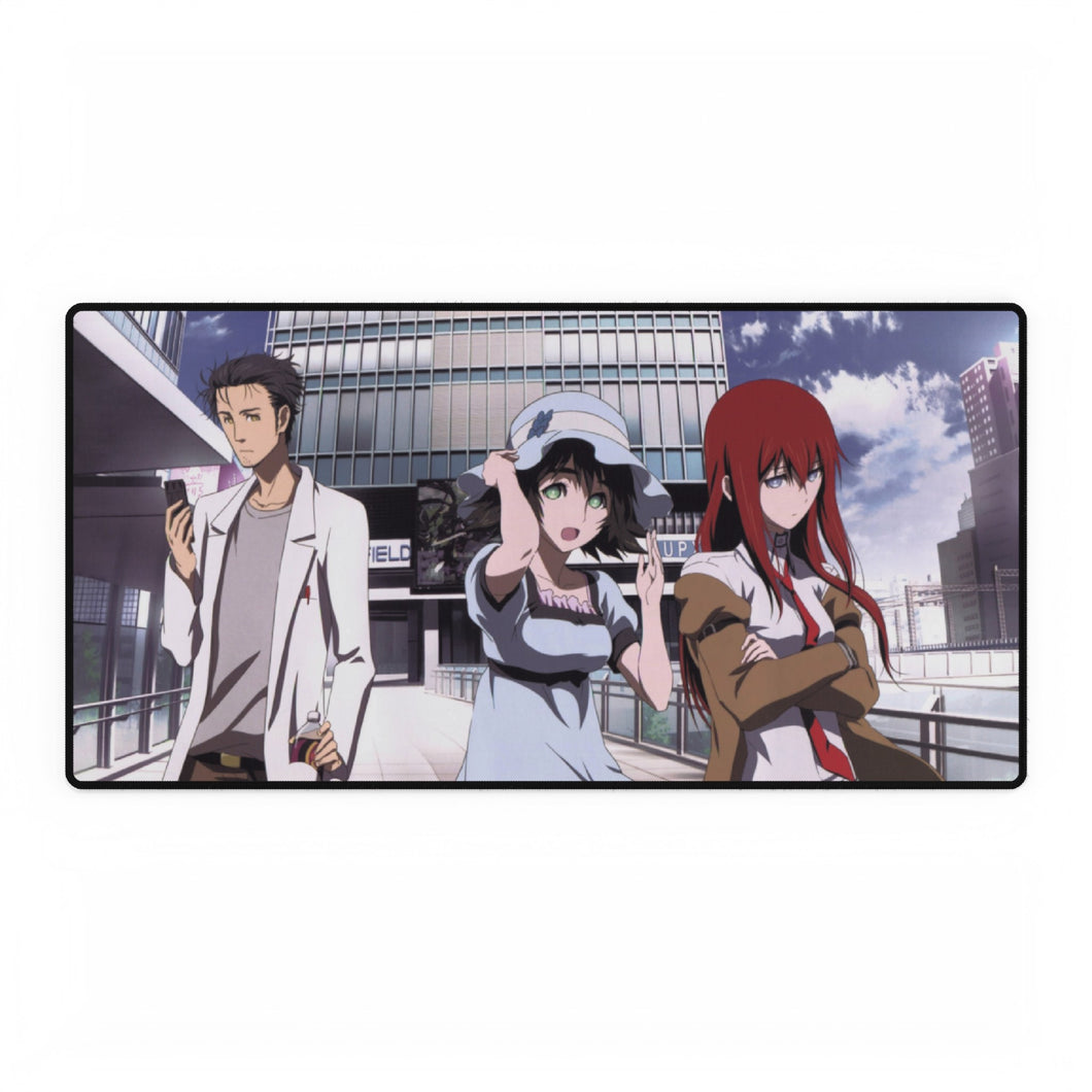 Tapis de souris Okabe, Kurisu et Mayuri (tapis de bureau)