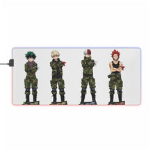 Cargar imagen en el visor de la galería, My Hero Academia Izuku Midoriya, Katsuki Bakugou RGB LED Mouse Pad (Desk Mat)
