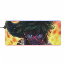 Charger l&#39;image dans la galerie, Tapis de souris LED RVB My Hero Academia Izuku Midoriya (tapis de bureau)
