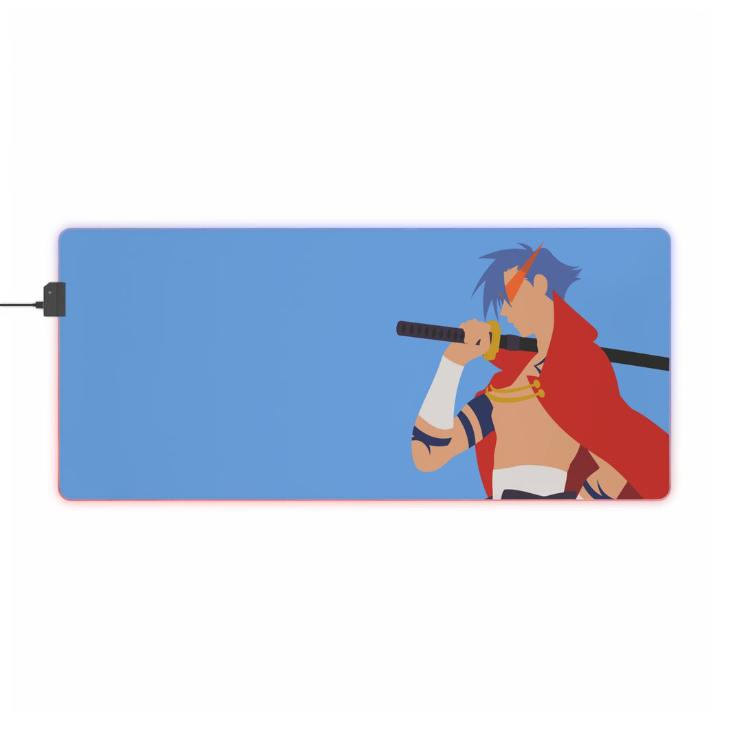 Gurren Lagann Kamina RGB LED Mouse Pad (Desk Mat)